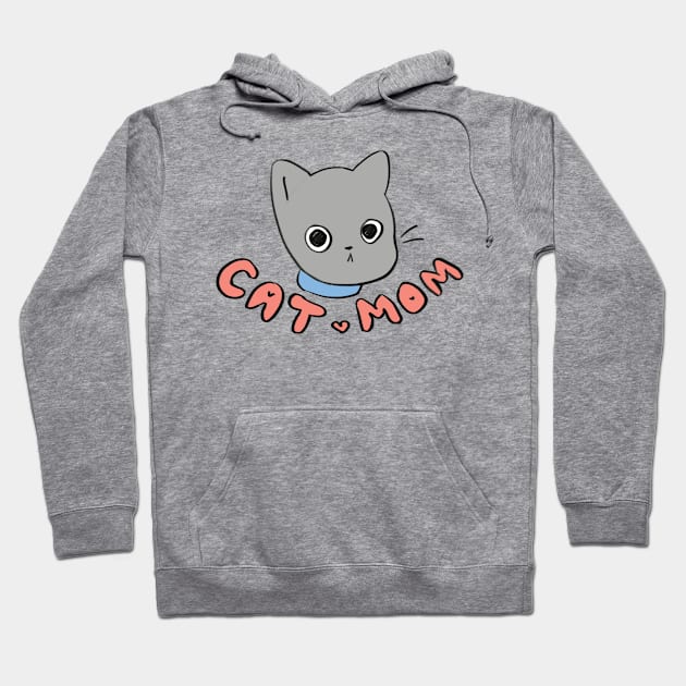 Full Time Cat Mom Hoodie by Cute